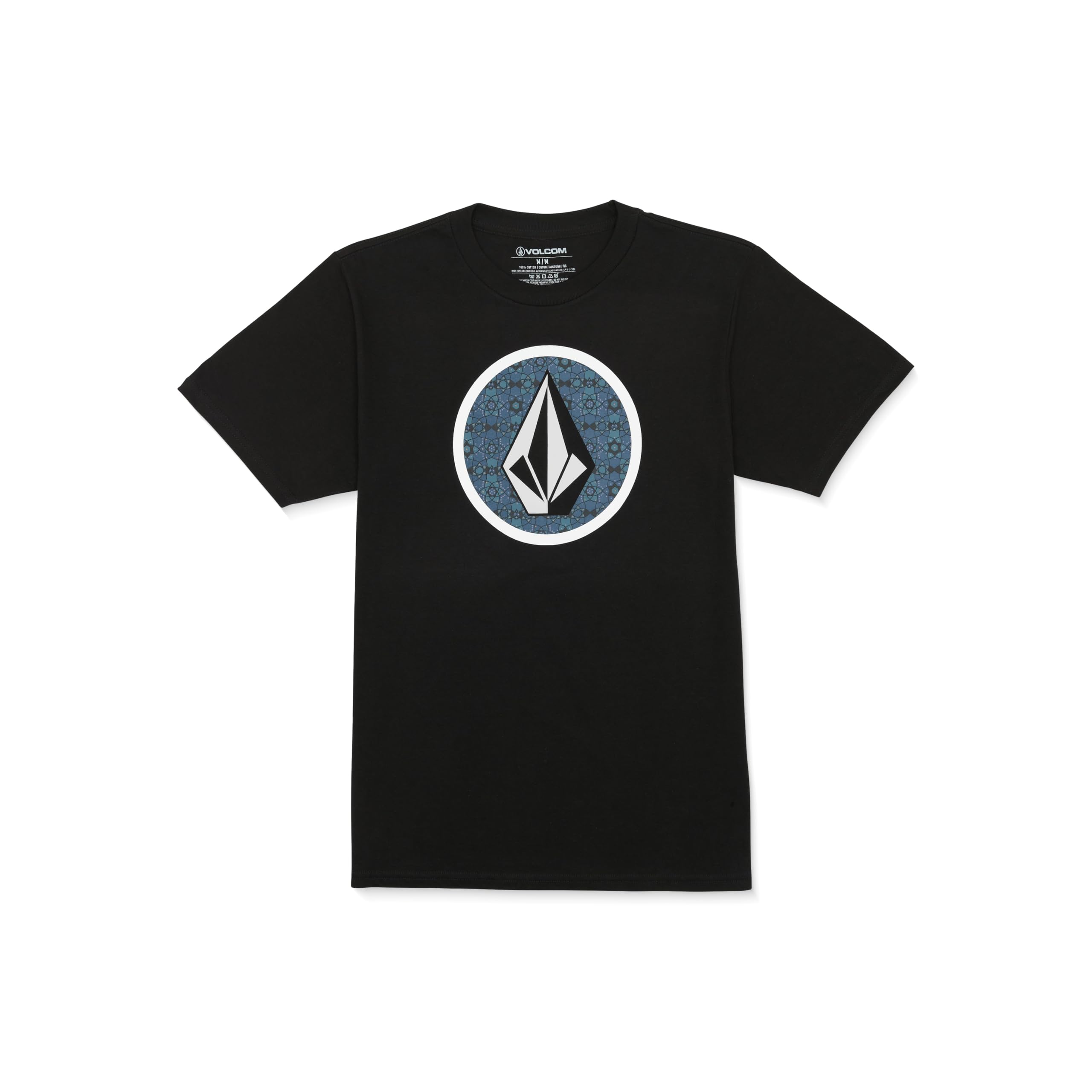 Volcom Men's Crisp Stone Short Sleeve Tee, Black 424, Large