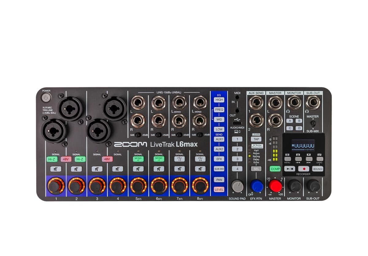 Zoom 12 Channel Digital Mixer And Recorder