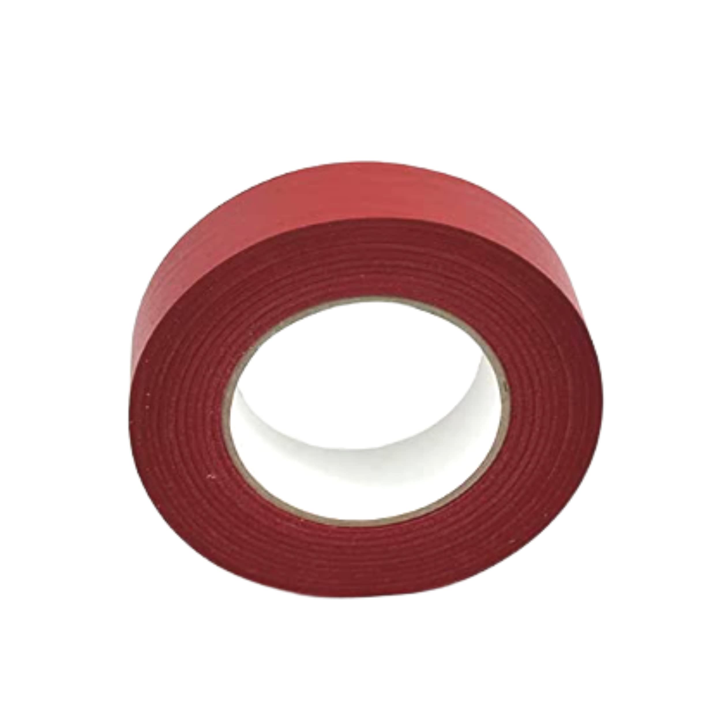 Global Self-Adhesive Book Binding Tape 50M Length | Spine Tape to Repair Books, Magazines, Cheque Books & Other Documents | Premium Grade Book Tape (Red, 75mm)