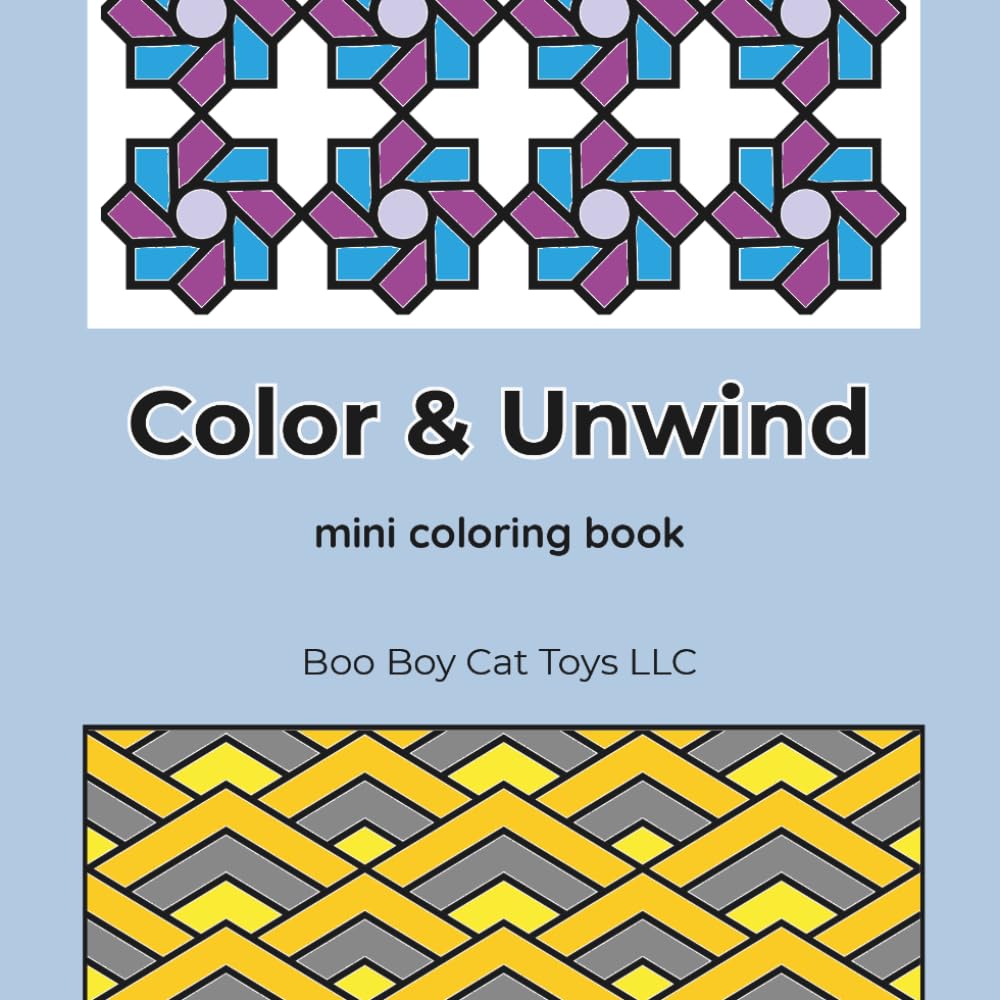 Color & Unwind: mini coloring book