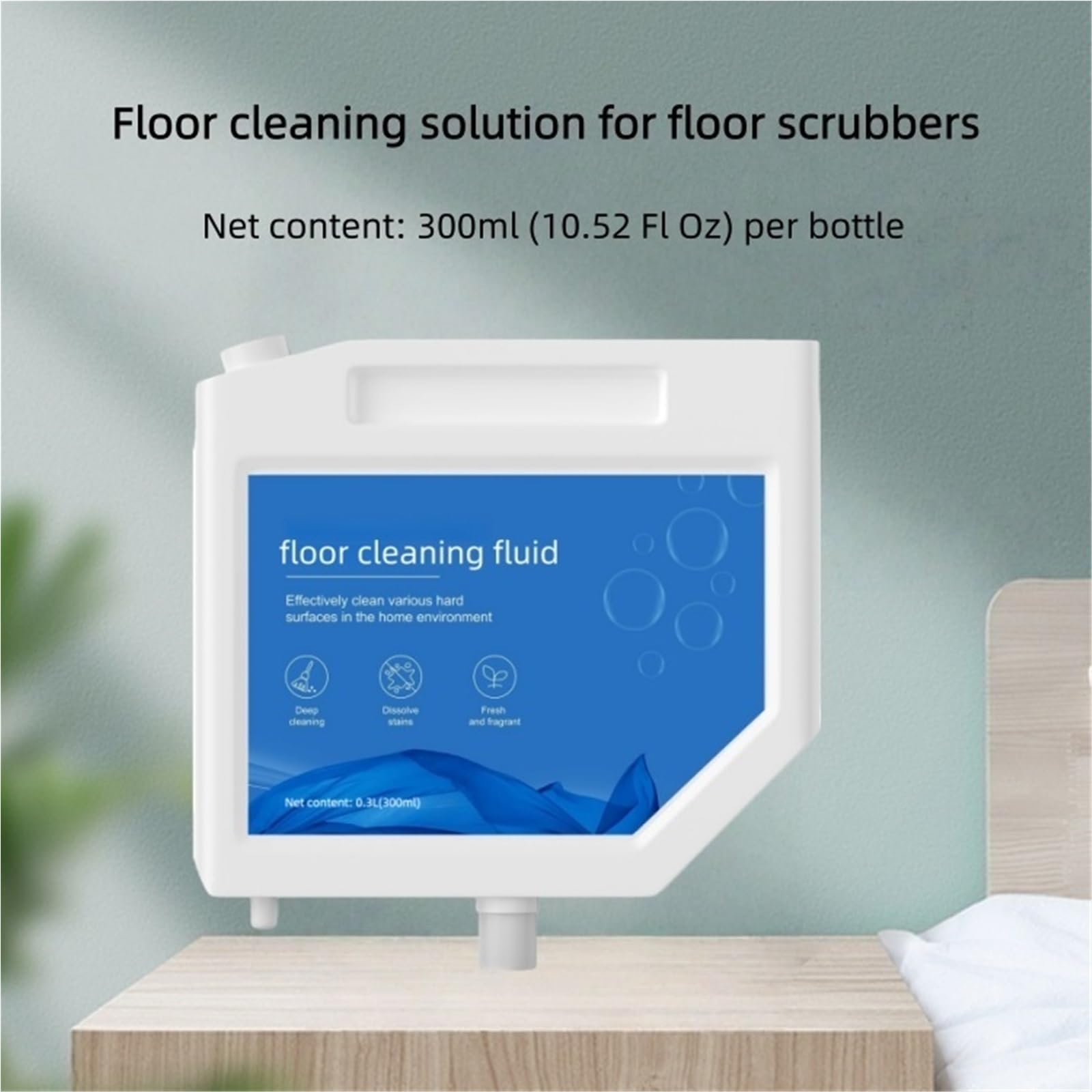Solución de Limpieza Robot Mopa 300ml, Compatible con Dreame L10 Ultra, L10s Ultra, S10 S10 PRO S10 Plus, Limpiador de Pisos Multisuperficie