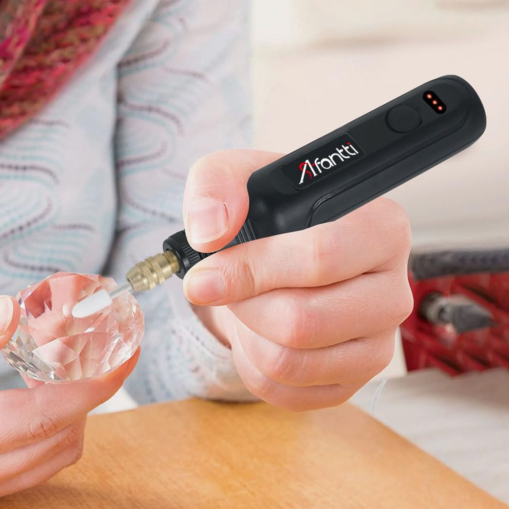 Mini Utensile Rotante Strumento Multifunzione Senza Fili Multiutensile Smerigliatrice Batteria Levigatore Rettifica | 101 Accessori | per Piccoli Lavori di Artigianato e Progetti