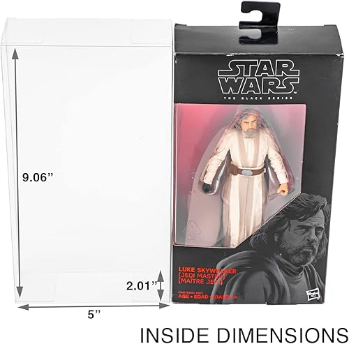 Miniatura 2 de Fundas protectoras compatibles con figuras de acción estándar de 6 pulgadas de Star Wars Black Series (paquete de 10)