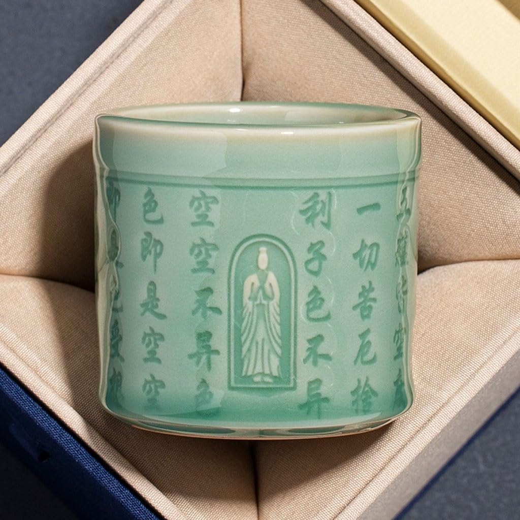 GSOUL Kungfu Tea cup Ceramic Teacup Host Cup Personal Celadon Tea Drinking Handmade Household Small Tea Cups