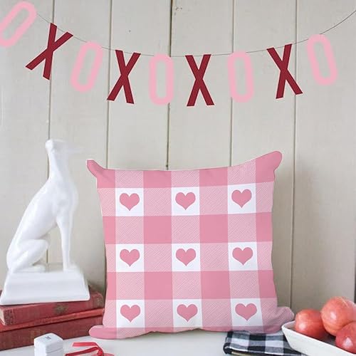 Miniatura 4 de JXZYGMD Fundas de almohada para el día de San Valentín, 18 x 18 pulgadas, regalos de cumpleaños, diseño de corazón, decoración para sofá, decoración