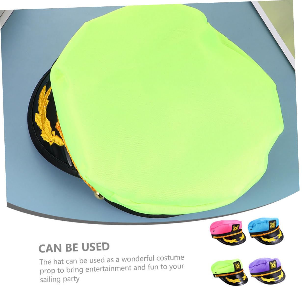 LIFKOME 4 Pezzi Cappelli Capitano Marinaio Cosplay Leggeri e Traspiranti per Feste e Party in Accessori Costume Donna
