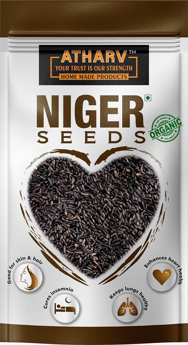 ATHARV Niger Seeds I Gurellu I Huchellu I Improve Whizzing Health I Recommend Good Hair & Skin I Pack of 1 (250g) (B0CJPM971C) Amazon Price History, Amazon Price Tracker