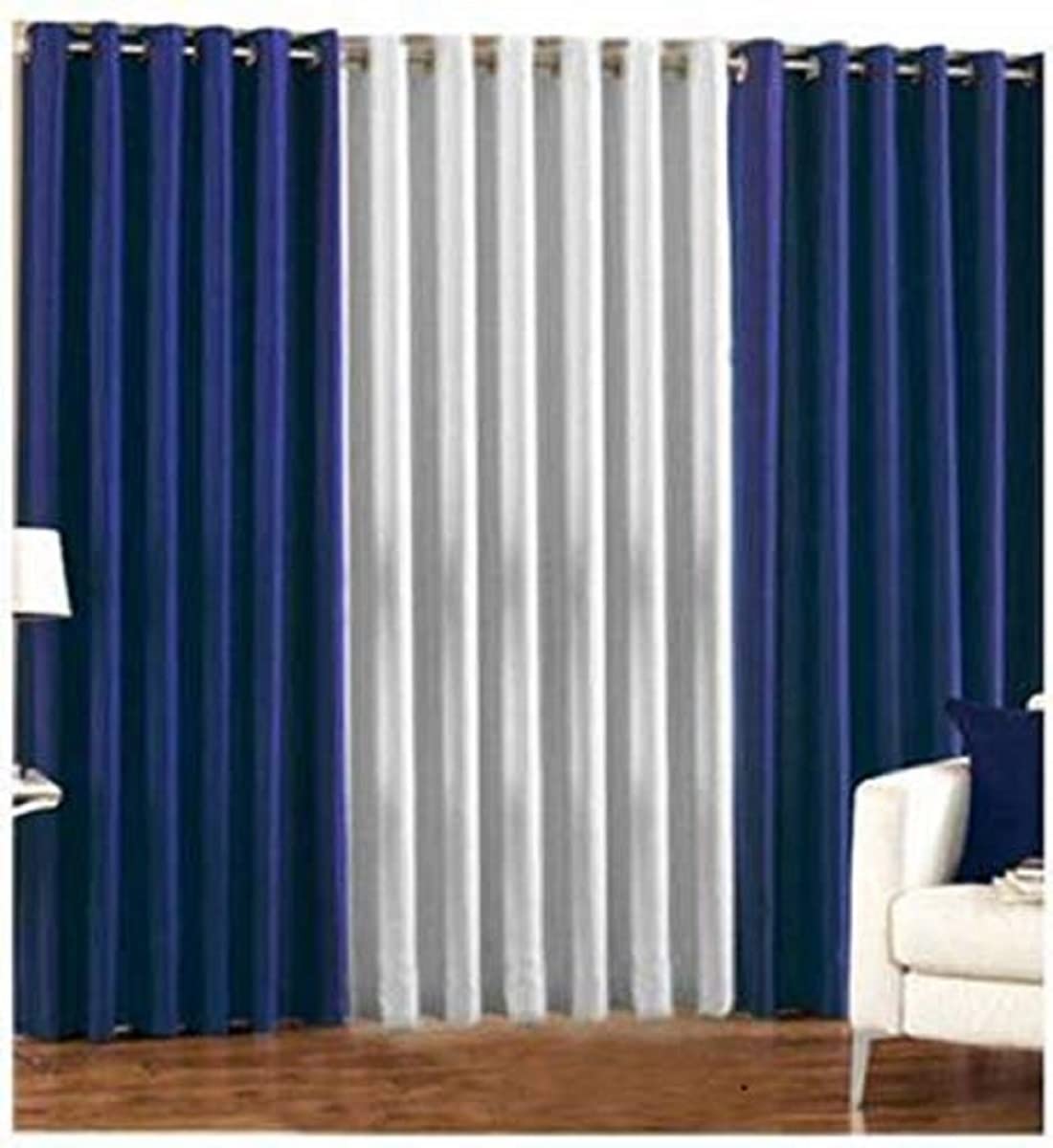 Garg Traders Combination of 3 PC Curtain