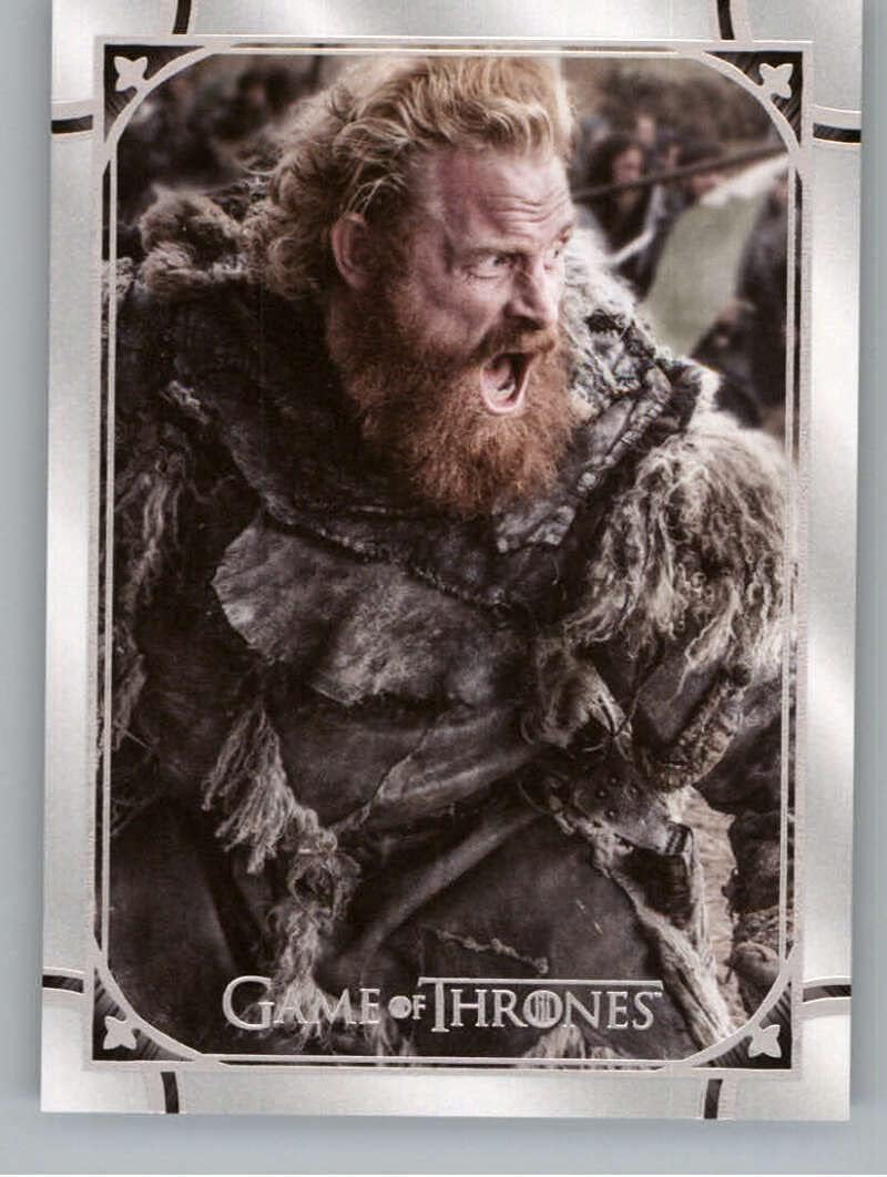 2021 Rittenhouse Game of Thrones Iron Anniversary Series 1#169 Tormund Giantsbane Official Standard Sized Trading Card in Raw (NM or Better) Condition