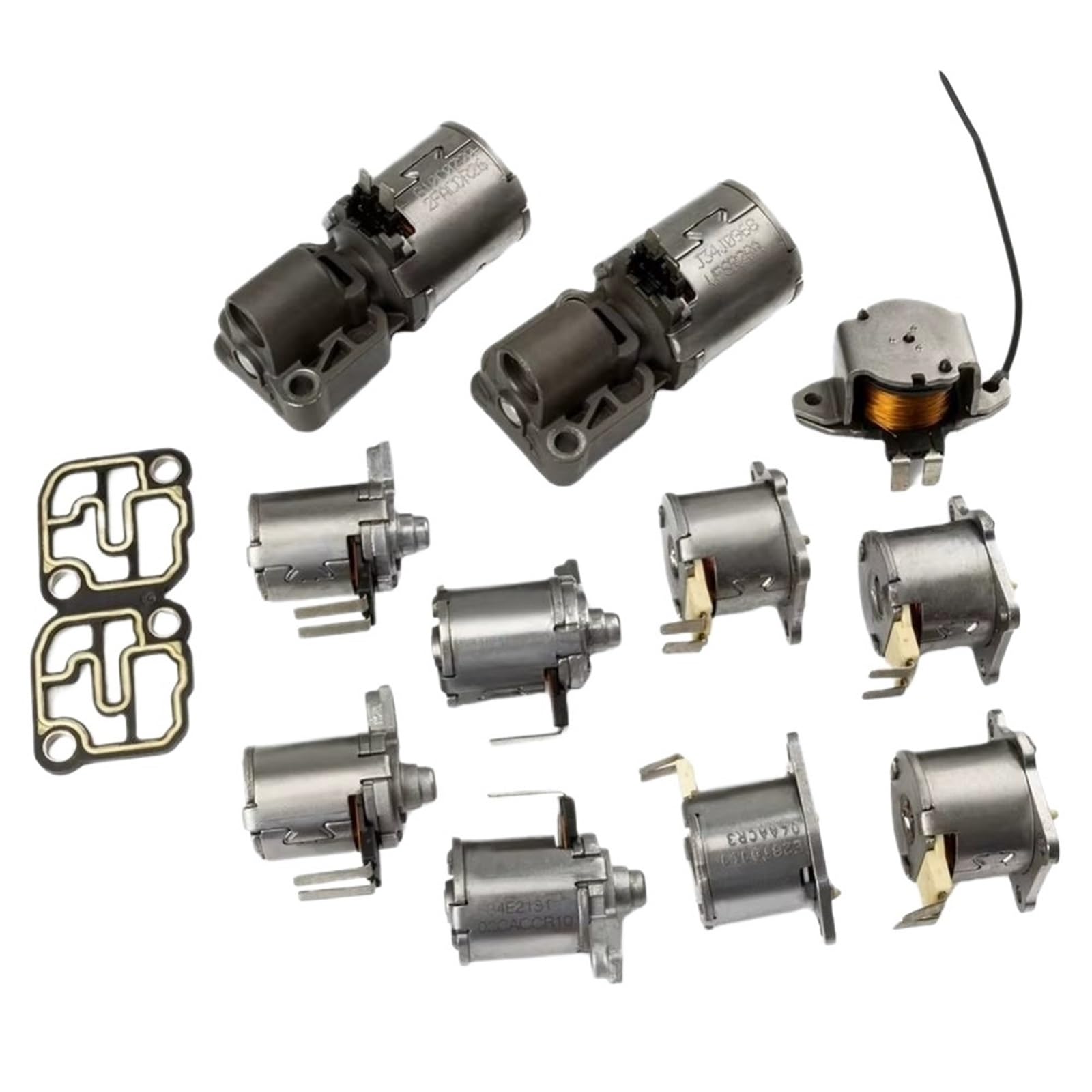 Yjcebgped Solenoids And Gasket Dq250 02E Dsg 6-Speed Automatic Transmission Valve Solenoids Kits 02E325025aj 02E321371e For A3 Q3(Solenoids And Gasket)