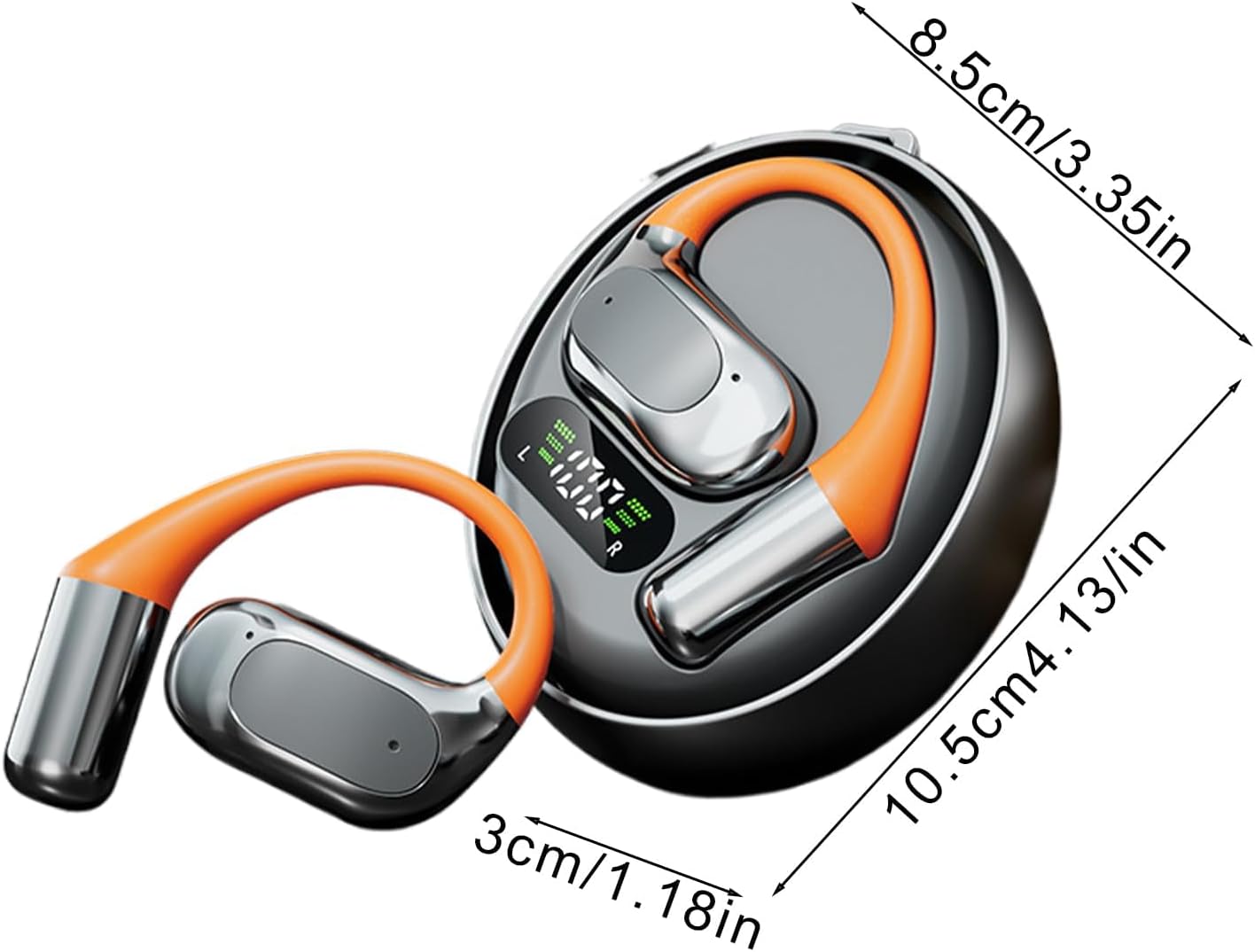 Translation Earphone | Wireless Translator Headphones,Language Translating Headphones, Instant Long Battery Life, Comfortable Fit for International Travel