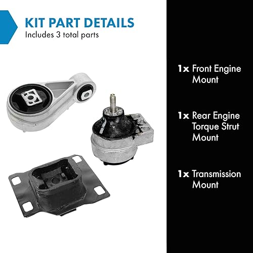 Vista 445 de TRQ Juego de montaje de motor compatible con Ford Bronco 1989-1992 F-150 F-250 F-350 1985-1997 Ranger 1994-1997 Mazda B2300