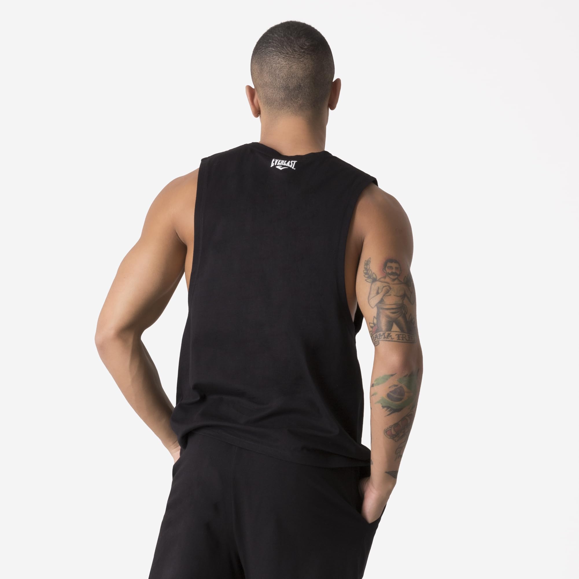 Everlast 2000 Black Tank Top Hombre (Pack de 1)