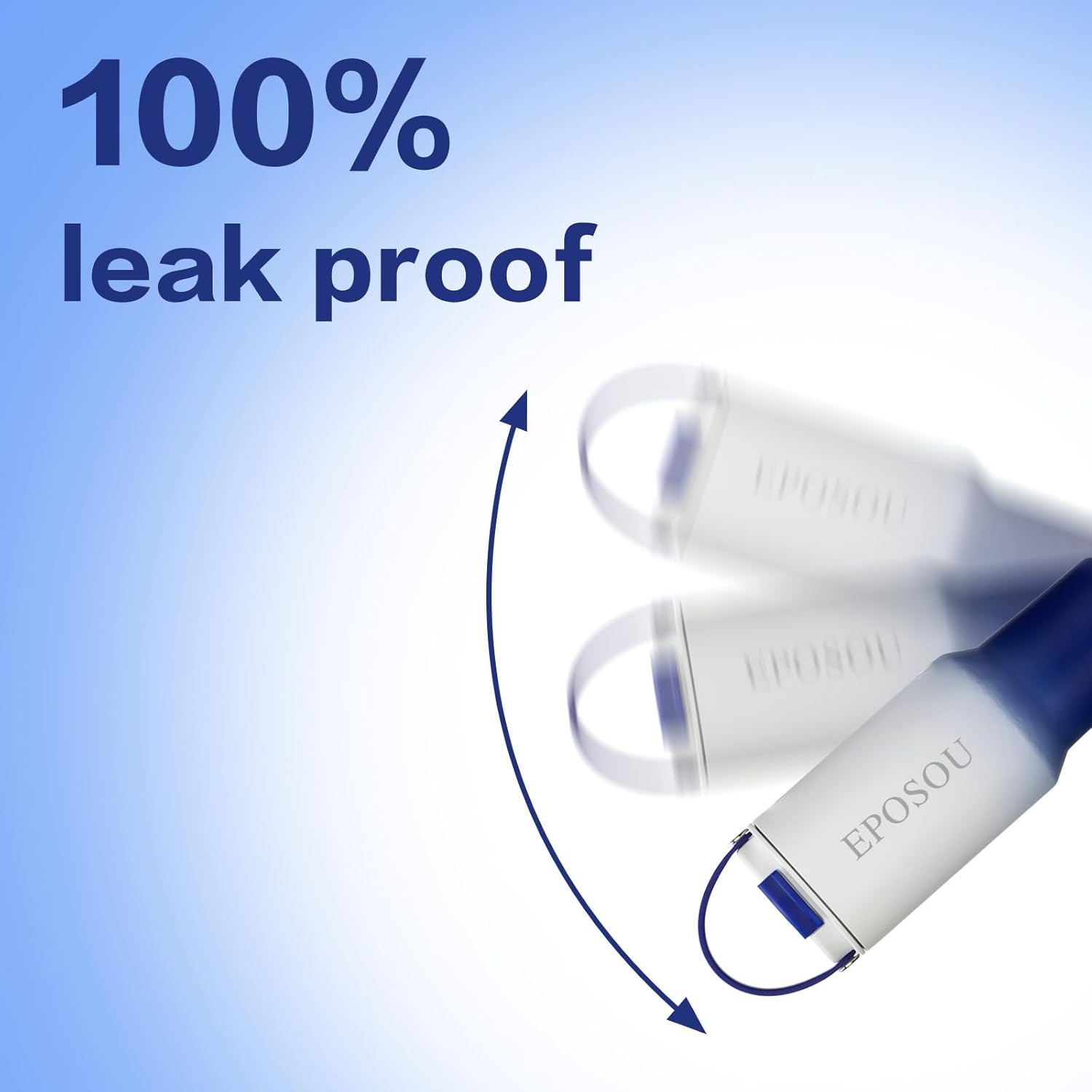 40 oz Tumbler with portable and Straw,leak proof water bottle with Flip Lid and tea strainer,BPA-Free,compatible with car cup holders,Insulated Stainless Steel Cup,Gifts for Women Men Him Her,(Blue) - Image 6