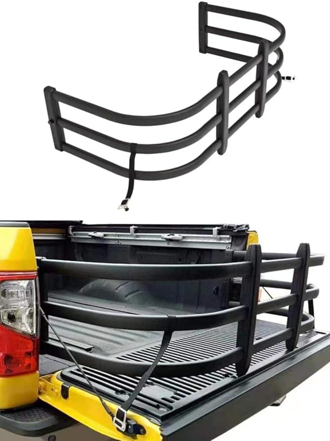 TKMAUTO Black Truck Bed Extender for 20052021&Jeep Gladiator