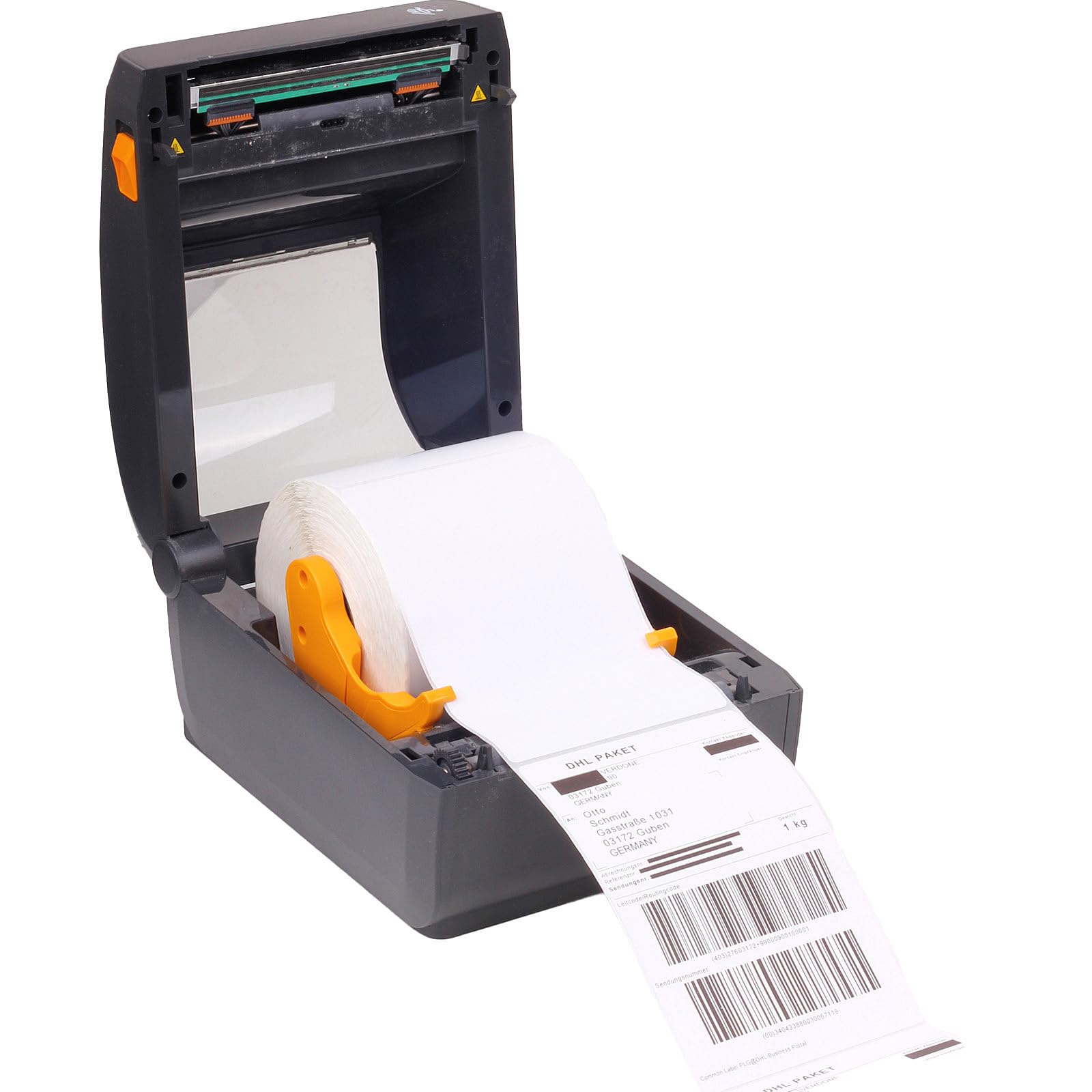 Thermodrucker Etiketten 100x150mm (4x6), 500 Etiketten pro Rolle, Selbstklebende Versandetiketten für Etikettendrucker, Perforiert, BPA-frei, Kompatibel mit DHL, DPD, UPS, GLS, Amazon (10 Rollen)