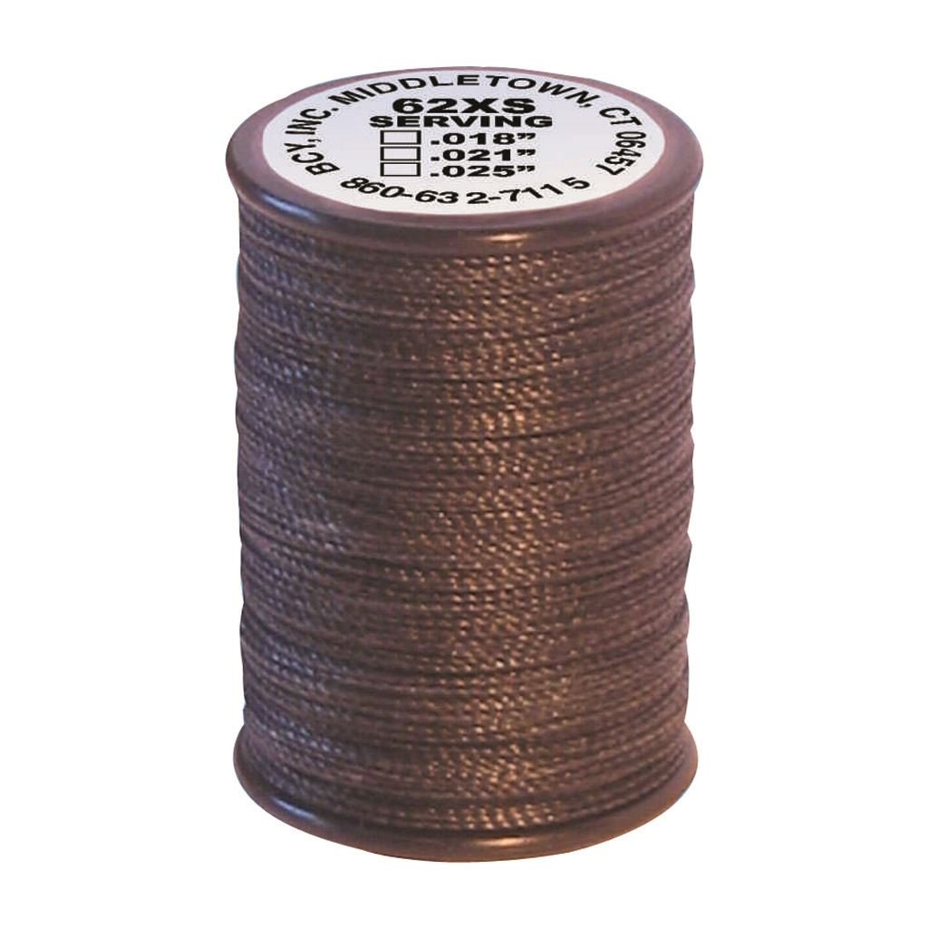 BCY 62XS Braided Center Serving Black .021 75 yds.