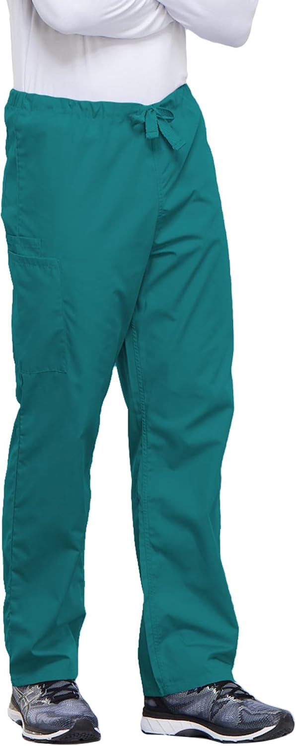 Cherokee Unisex Scrub Pants for Men & Women Drawstring Cargo Medical Uniform Straight Leg Nursing Scrub Bottoms - 4100 - Image 4