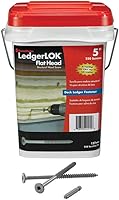 Vista 1 de FastenMaster LedgerLok - Tornillo de madera de cabeza plana - Cubo de 250 - 5