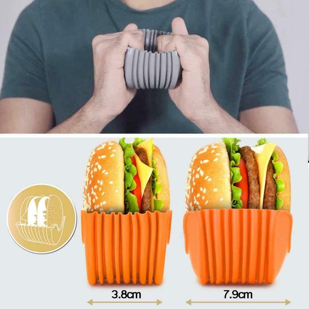 Amazon | 4パックバーガーホルダー、再利用可能なハンバーガーホルダー