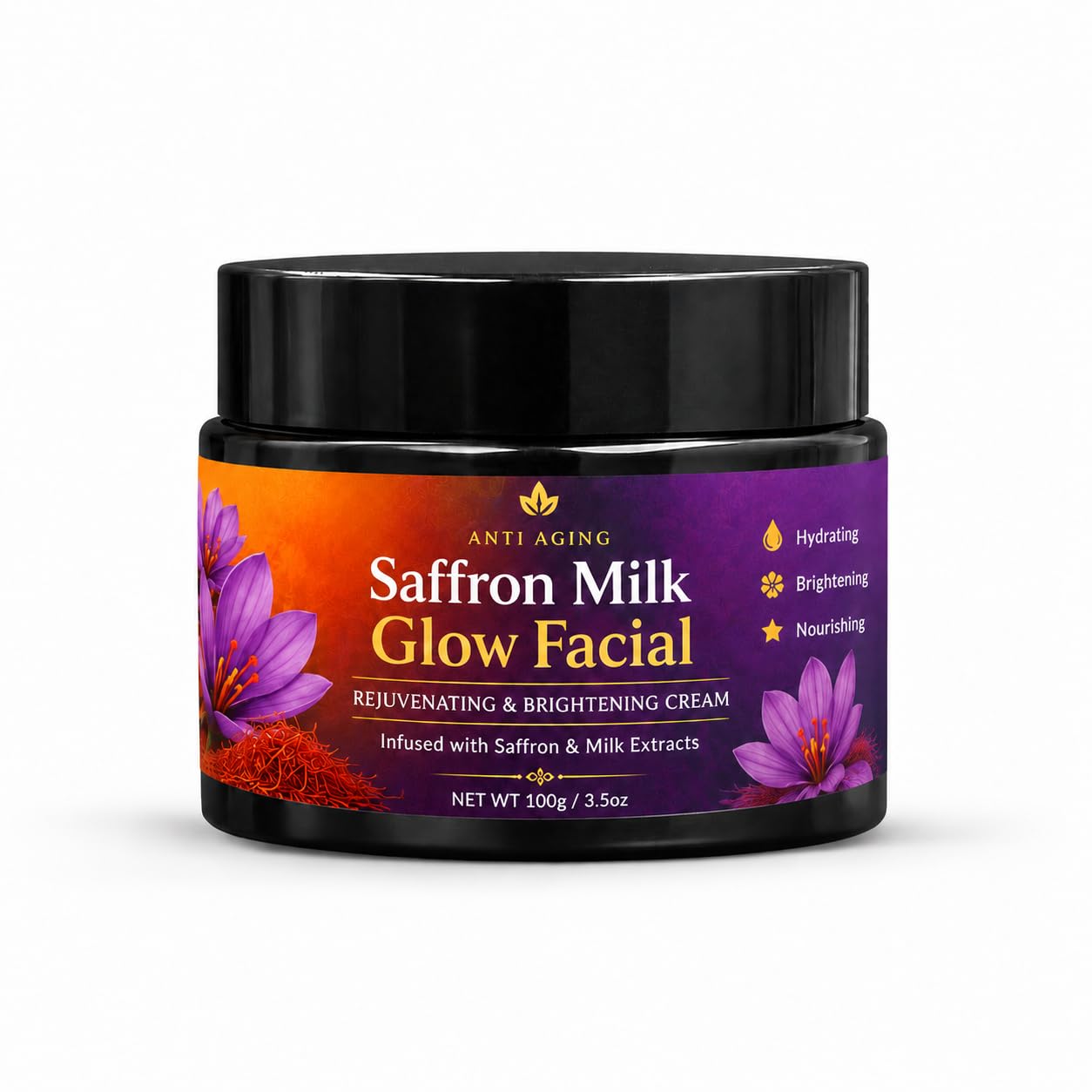 NEW Milk Glow Facial, Brightening & Anti-Aging Treatment with Niacinamide, Bakuchiol, Natural, for All Skin Types 50G-picture-31