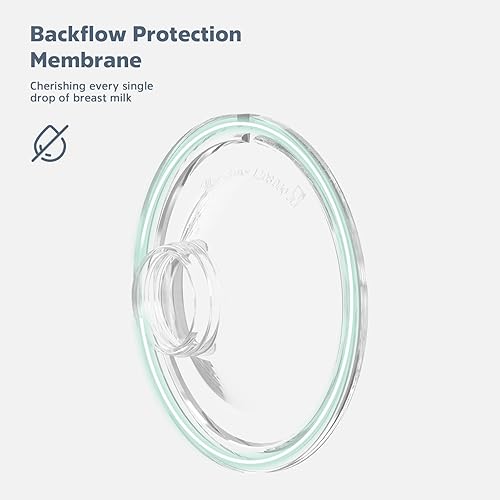 Miniatura 5 de MomMed Extractor de leche portátil (modelo S21) - Extractor de leche eléctrico doble manos libres, diseño a prueba de fugas, 3 modos (estimulación,