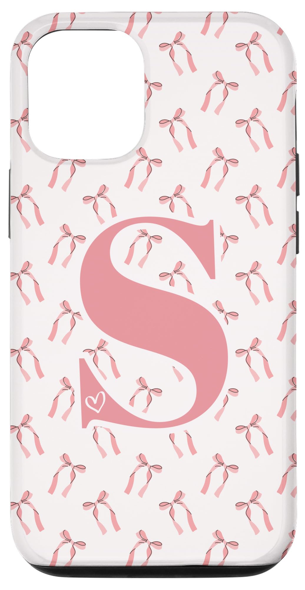 Amazon.com: iPhone 14 Pro Initial Letter S heart Monogram Coquette