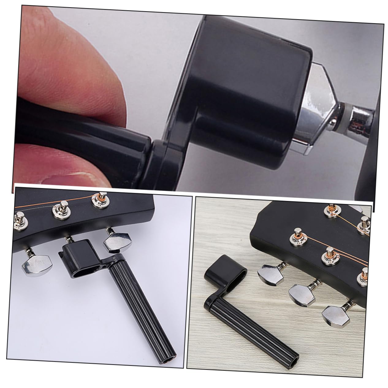 ibasenice 50pezzi Avvolgicorde Per Chitarra Professionale Strumenti Di Manutenzione Per Chitarra Ukulele e Basso Accessorio Pratico e Portatile Facile Da Usare Per Musicisti