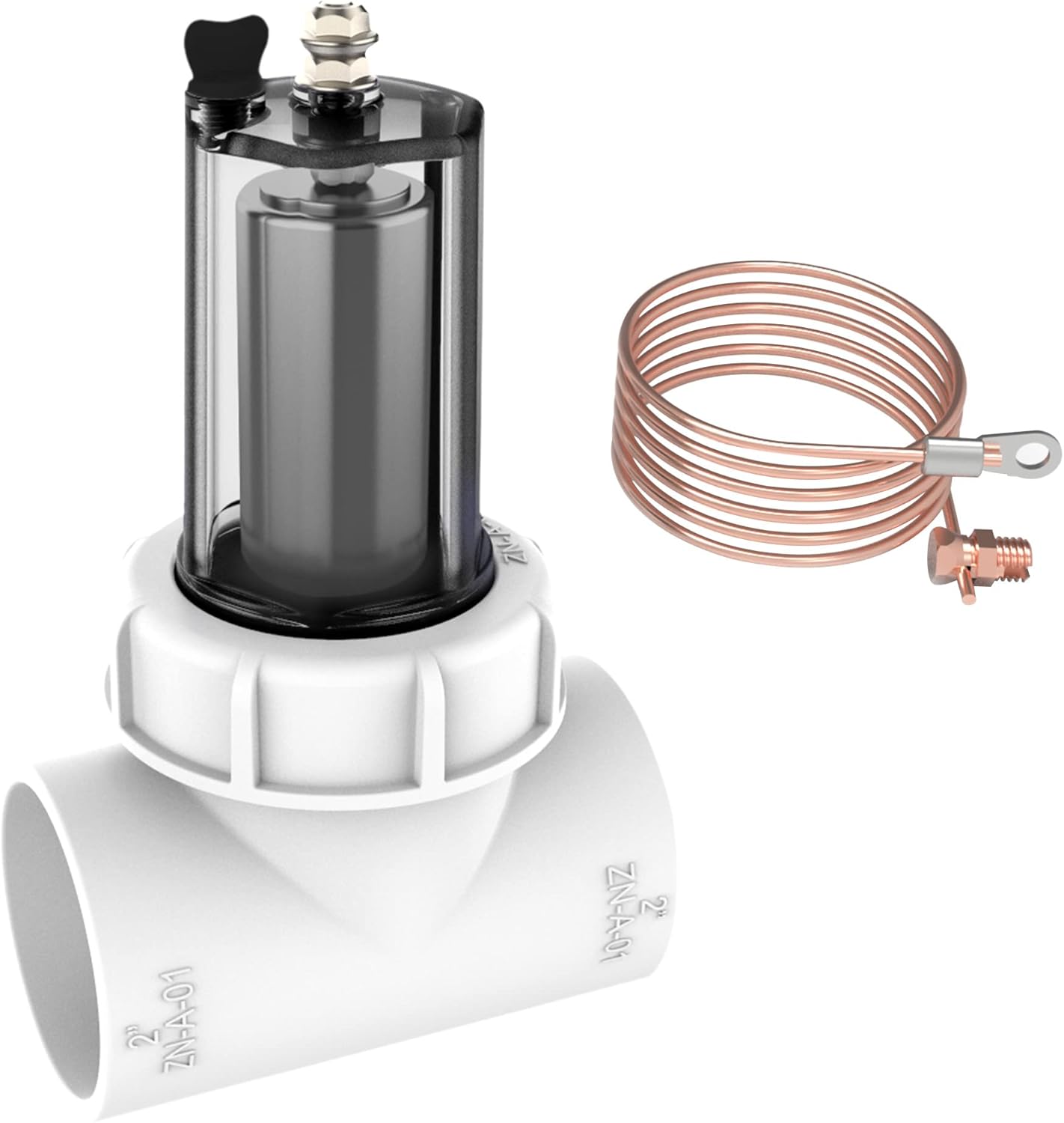 BLUE WORKS Zinc Anode for Pool, AntiElectrolysis