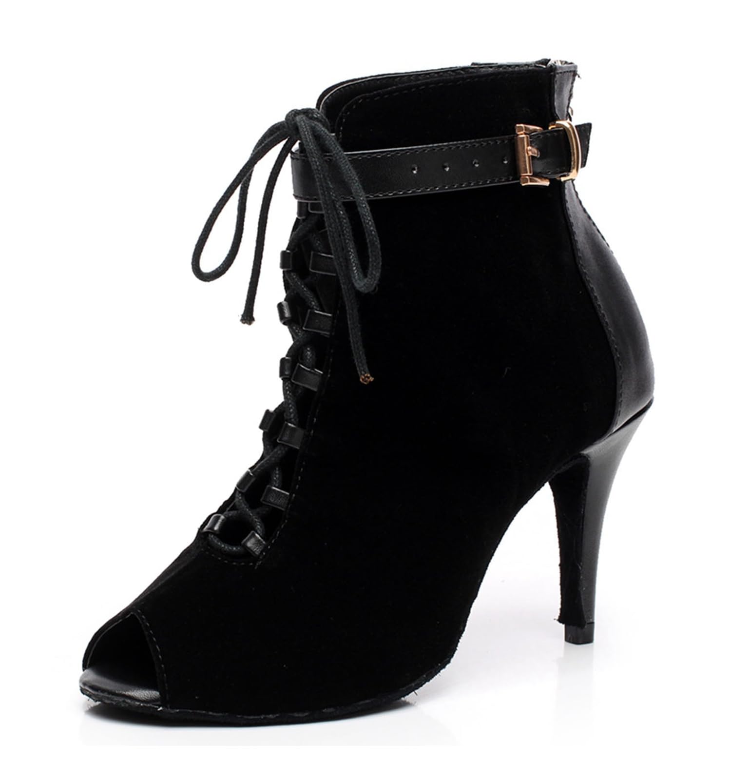 Tanzschuhe Damen Latein Ballsaal Schuhe Offene Sexy Abend Sandalen Stiefeletten