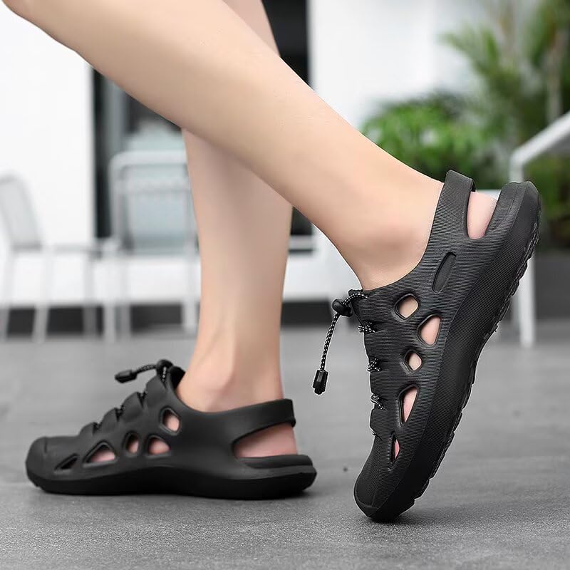 Men Lightweight Closed Toe Soft Sport Sandals for Summer Outdoor Beach Walking2