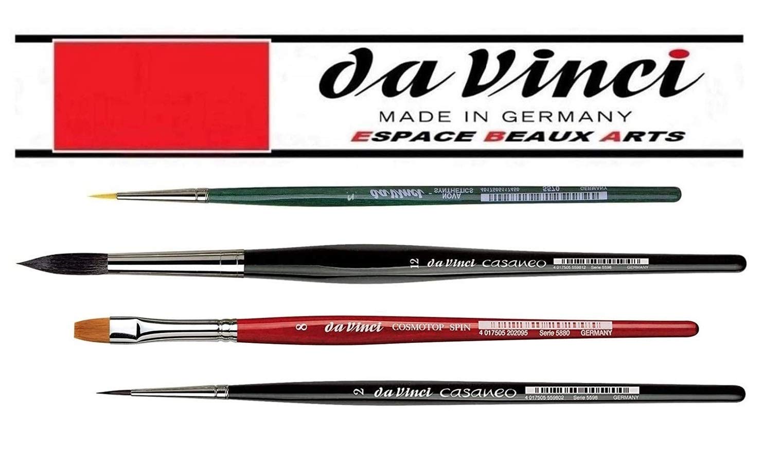 Pinceau à Lavis Casaneo série 498 Da Vinci n°8 Pinceau à Lavis Casaneo série 498 Da Vinci n°8