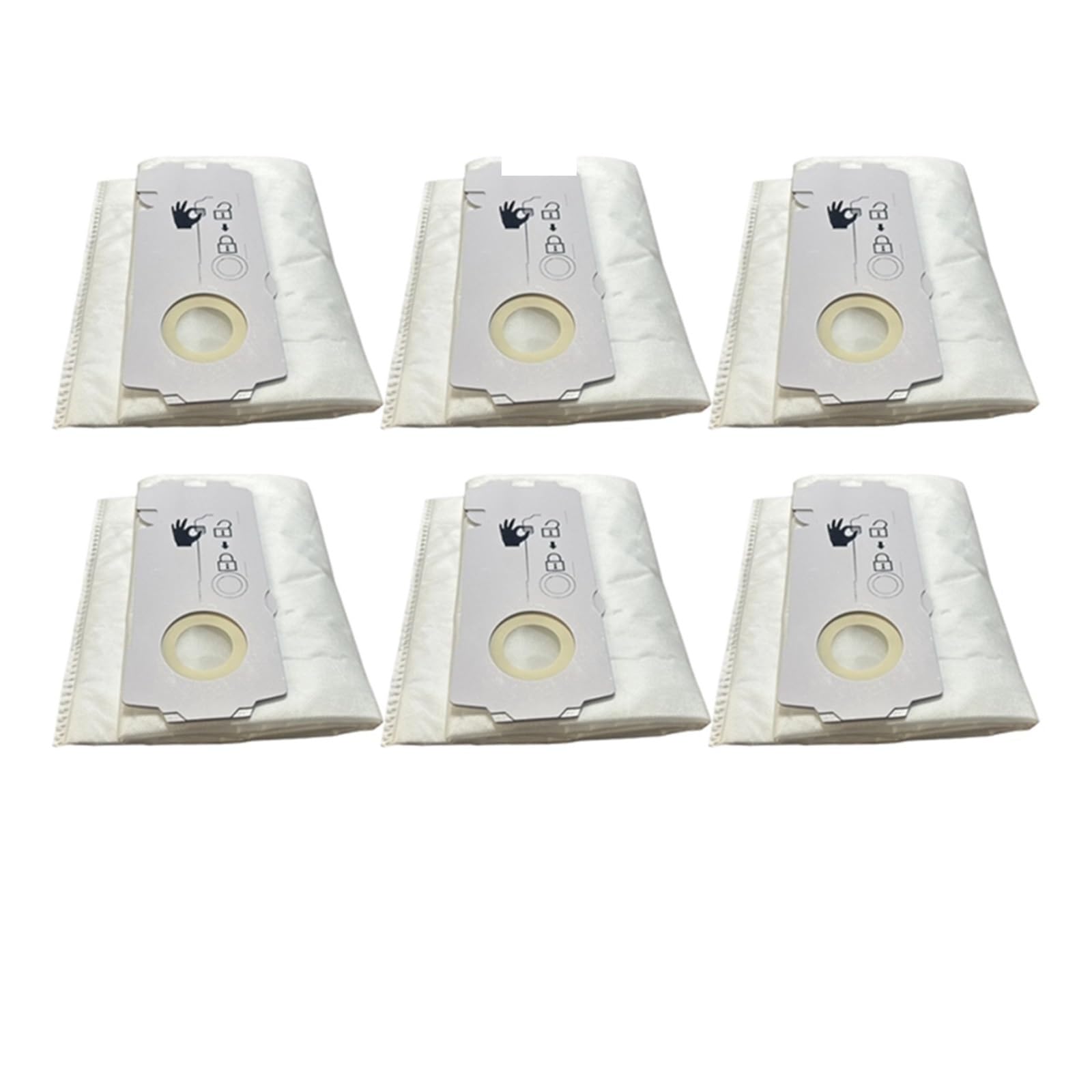 Bolsa para Extractor de Polvo, Compatible con FeStool, CT 15 Mini | CT Midi, bolsa de tela no tejida, 6 piezas, 204308