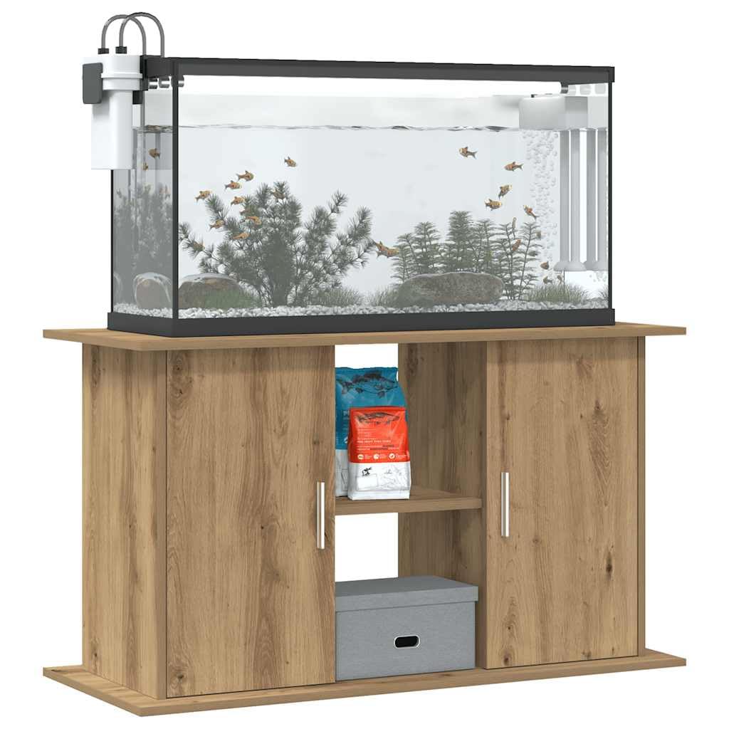 Tomostar Support pour Aquarium, Meuble pour Aquarium Meuble de Base Table d'aquarium chêne Artisanal 101x41x58 cm Bois ingénierie
