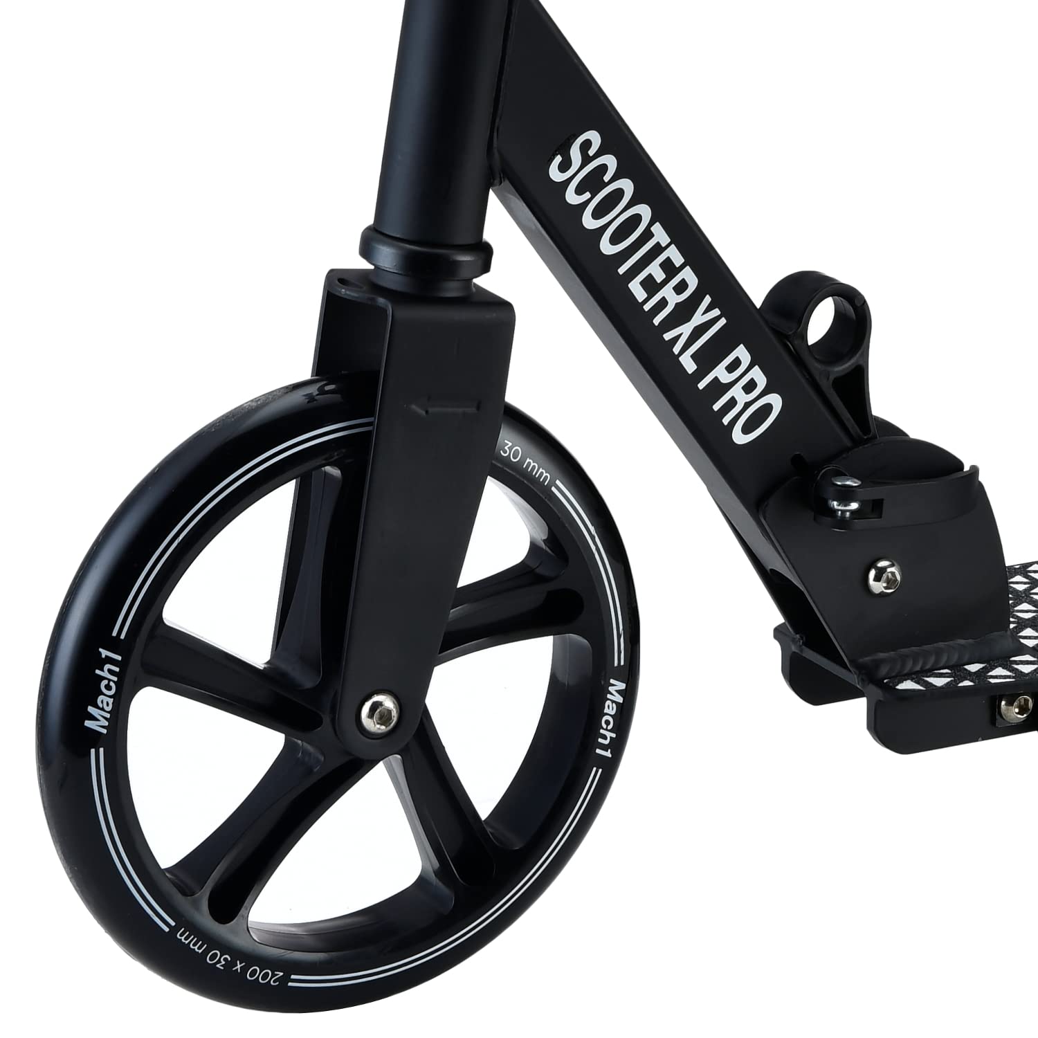 Mach1 Kick Scooter ALU City Roller Tretroller Große XXL Wheel von 145 bis 250mm Rollen/Reifen Erwachsene und Kinderroller klappbar Kickscooter
