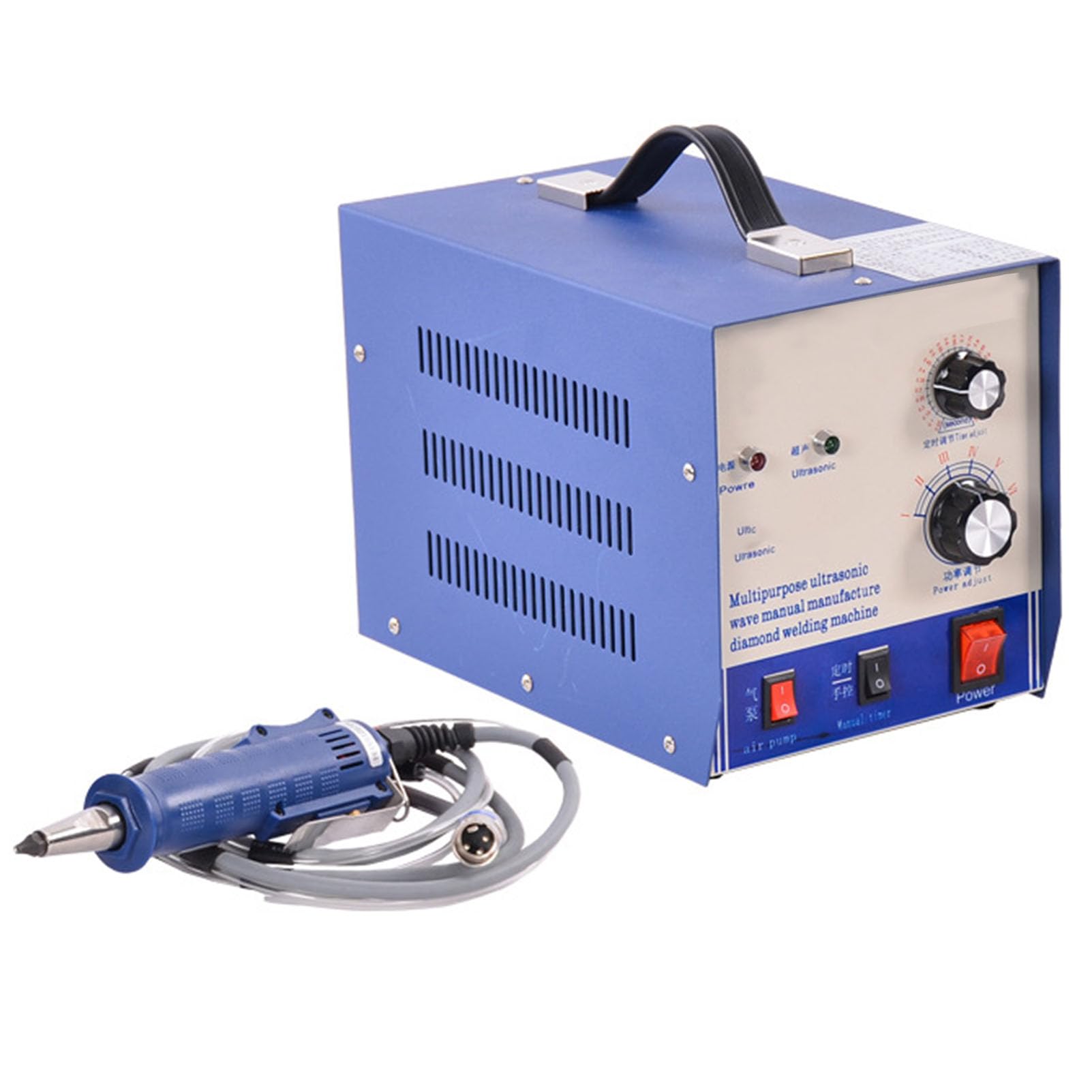 HTDRE Rhinestone Setting Tool Hot Fix Crystal Bead Press Machine for Clothes Shoes Accessories Decoration No Glue Needed