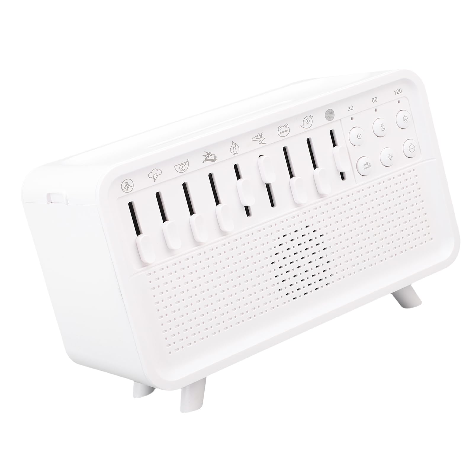 Topiky White Noise Machine mit Luftbefeuchter, 3-in-1-Diffusor für ätherische Öle, Soundmaschine, Bluetooth-Lautsprecher, Nachtlicht für Schlafzimmer, Baby-Einschlafhilfe, 150 Ml, Automatische