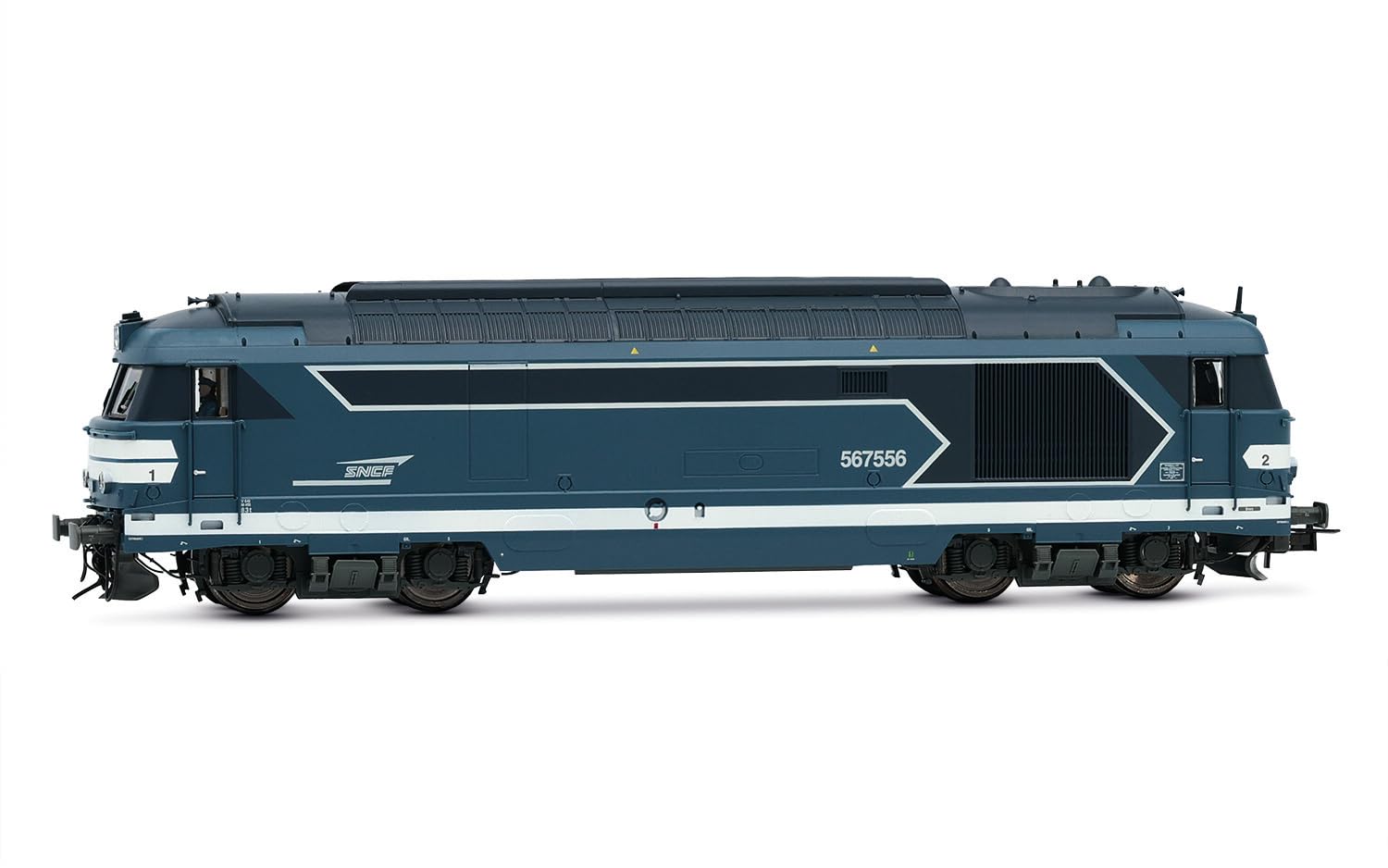 Locomotive Diesel Jouef SNCF BB 567556 – Échelle HO – Époque V – Livrée Bleue Avec Logo Casquette – DCC Prêt