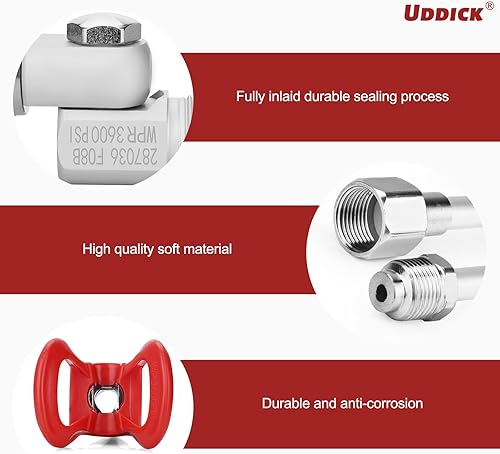 Miniatura 6 de Juego de 7 pistolas pulverizadoras de pintura sin aire con pistola pulverizadora de pintura sin aire de 3600 PSI, 1 protector de boquilla, 1