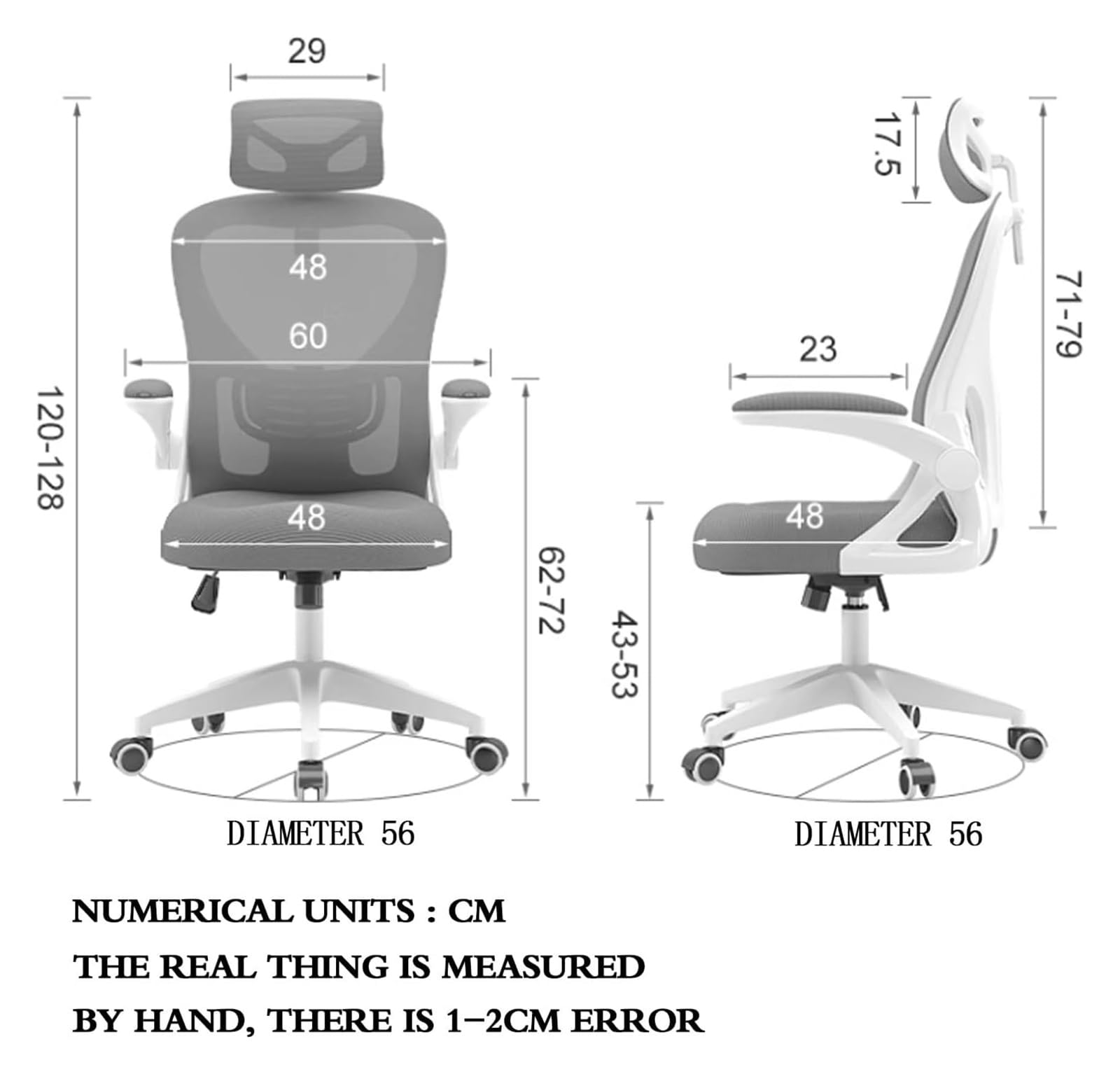 Sedia Casa Ufficio Inclinabile Sedia Ufficio Ergonomica Per La Schiena - Sedie Da Scrivania Arredo Studio / Sed Inclinazione Schienale