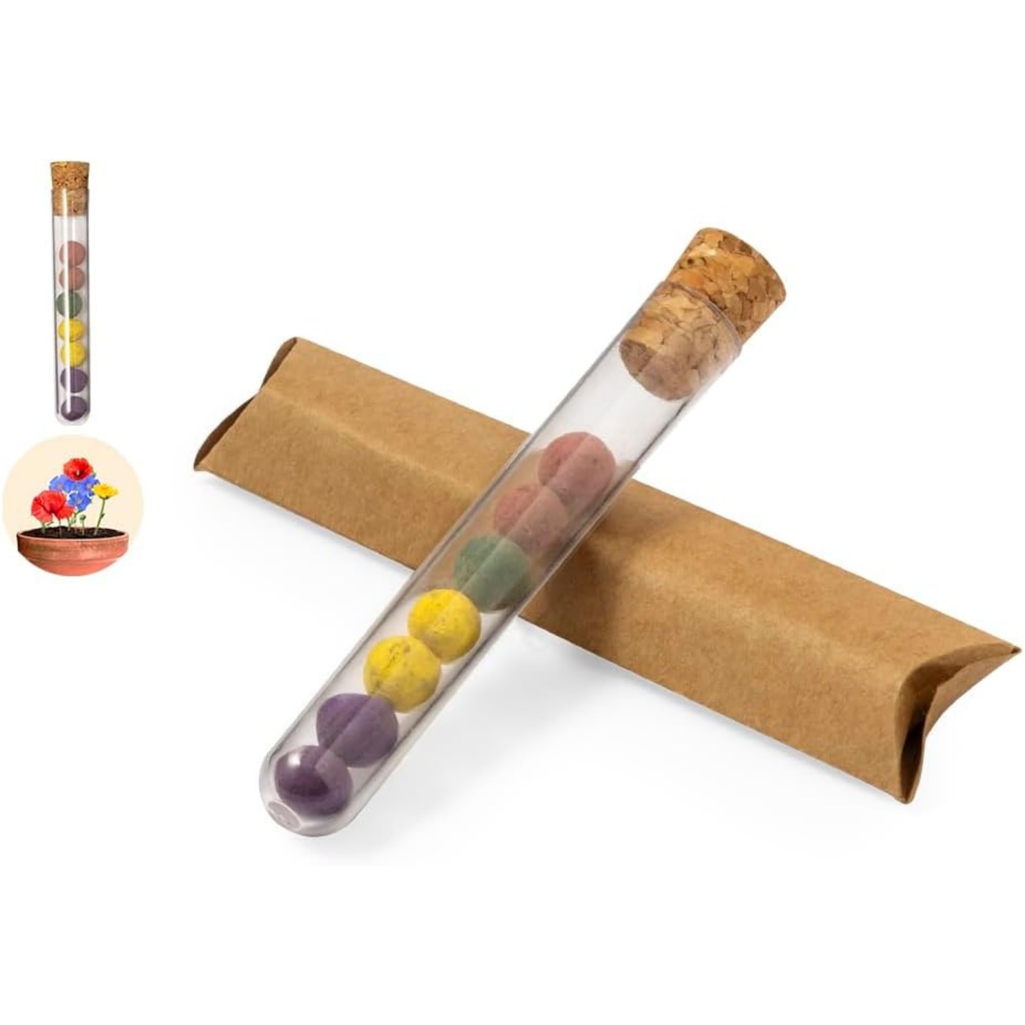 KaTunn - Bomba de Semillas para Huerto en Casa - Kit de Huerto con Semillas de Albahaca, Hinojo, Perejil y Orégano - Ideal para Mini Huerto en Casa - Cultivo de Plantas Fácil y con Instrucciones