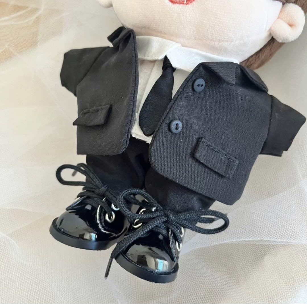 Amazon.co.jp: ぬいぐるみ 服 スーツ 20㎝ 黒 ブラック ぬい : おもちゃ