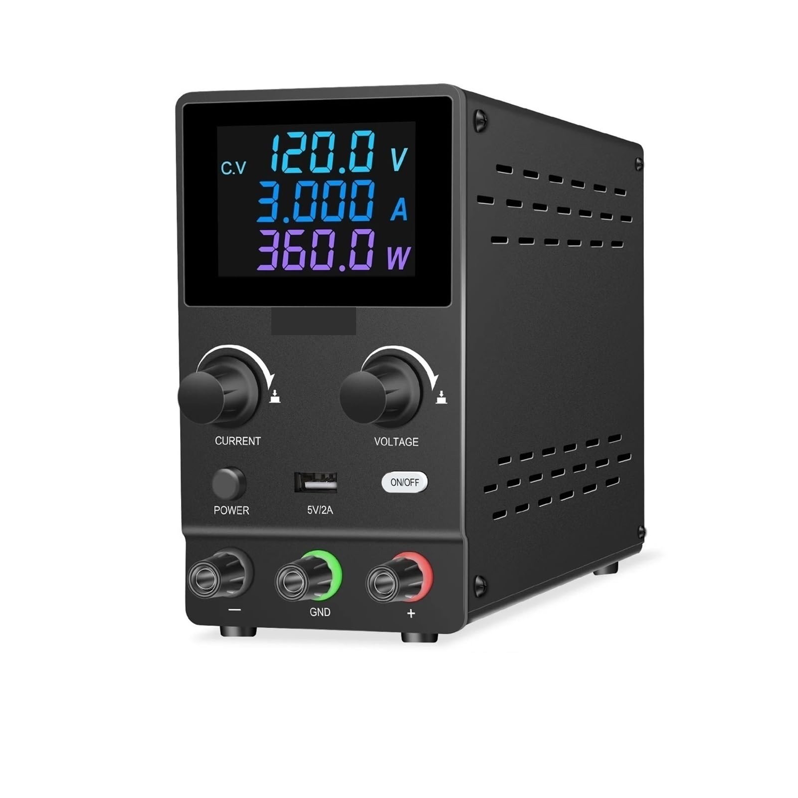 Zasilacz prądu stałego, Kolorowy Ekran 30V 10A Regulowany Zasilacz Laboratoryjny Z Przełącznikiem Wyjściowym/enkoderem Twist/USB, 5A, 6V 12V 24V 60V 120V 3A(SPPS-B305D 30V5A)