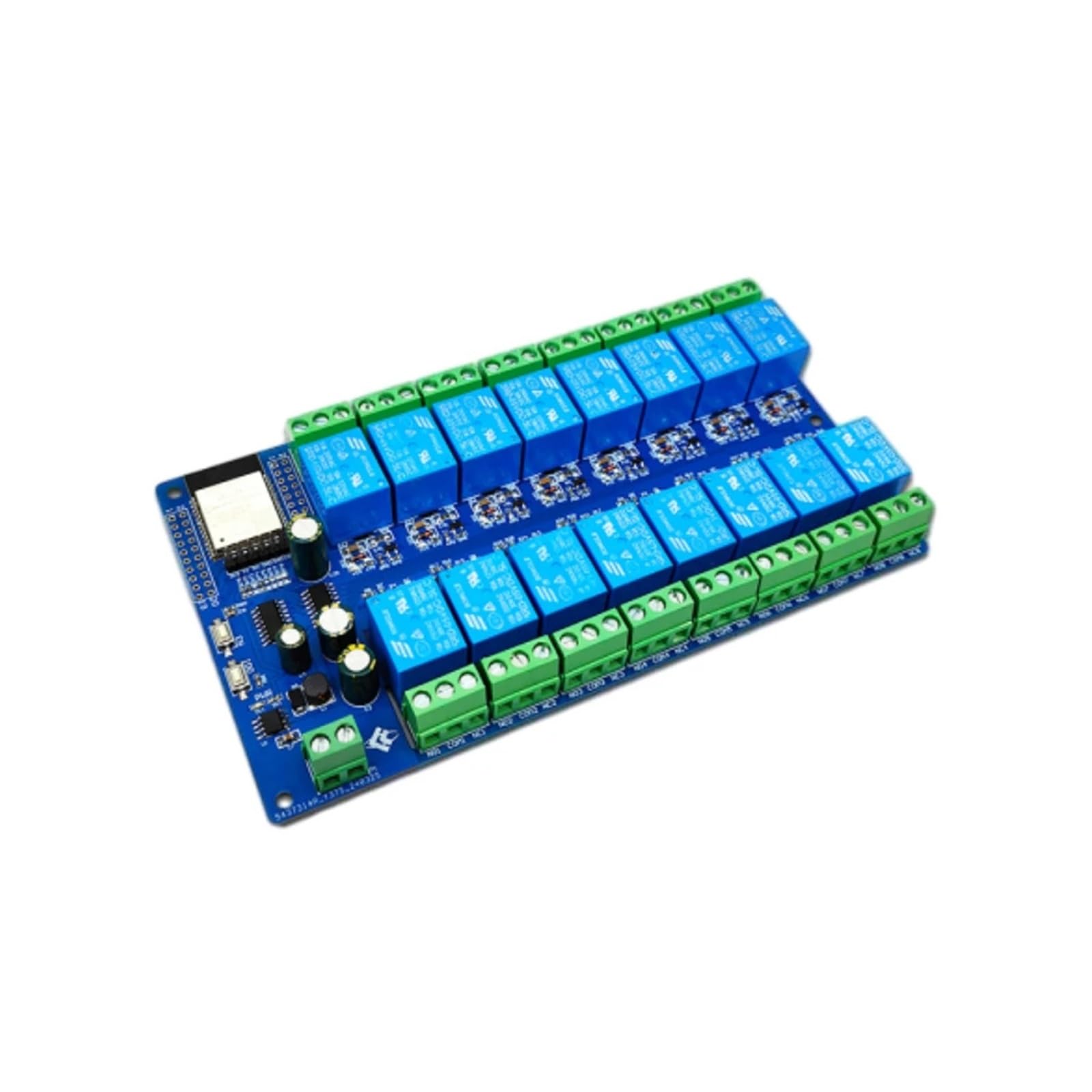Modulo relè PLC Scheda di sviluppo modulo relè a 16 vie ESP32 DC 5V-12V for scheda ESP32-WROOM