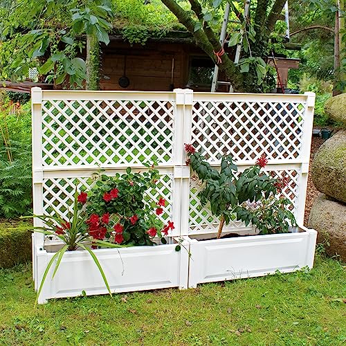 NYVI Pflanzkasten NYVIGreen 100x43x140 cm 110 Liter mit Zentralspalier...