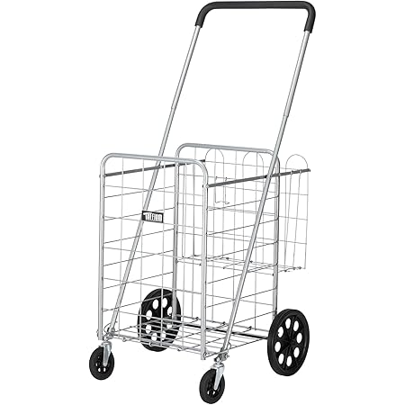 jumbo shopping cart with double basket