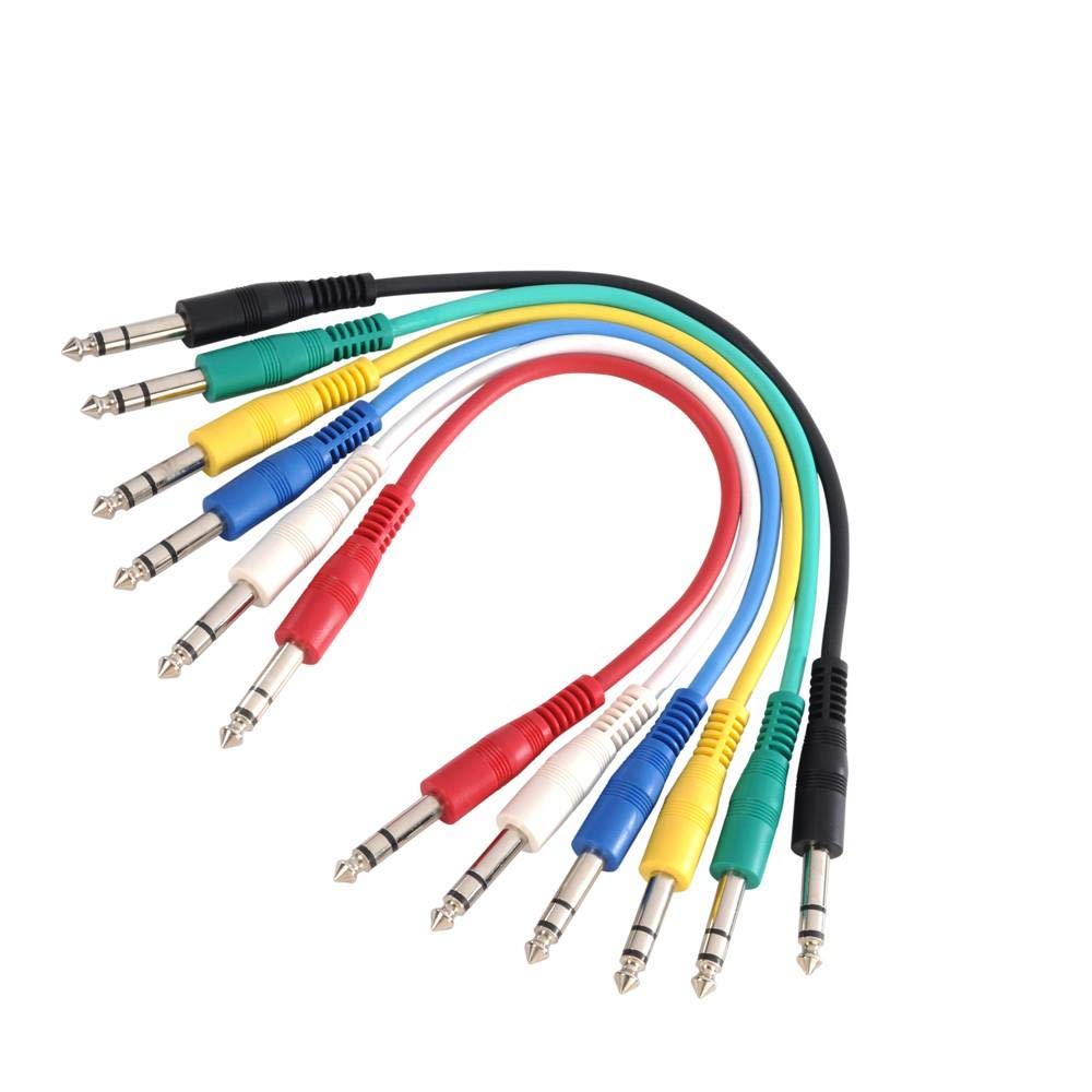 SAMSON S-PATCH Plus Patchbay 48-fach Klinke & K3 BVV 0030 SET Patchkabel Set 6, 3 mm Klinke stereo auf 6, 3 mm Klinke stereo 0, 3 m