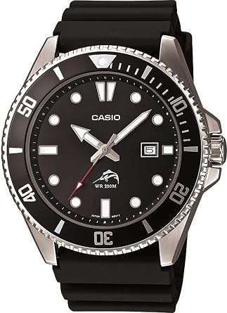 Casio MDV106 Series | Unisex Analog Watch | 200M WR | Stainless Steel Case | Resin Band | 2 Hand Analog (HR, Min, SEC) | Date Display | Screw Down Crown/Screw Down Caseback | 3 Year Battery