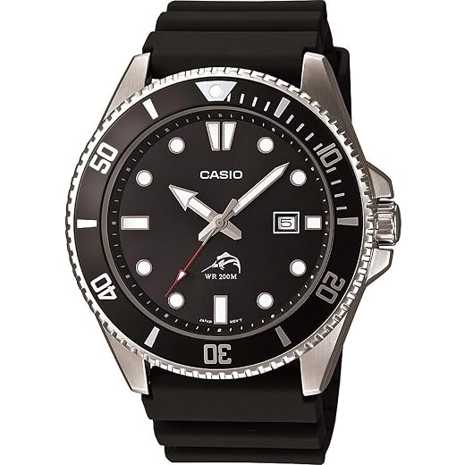 Casio MDV106 Series | Unisex Analog Watch | 200M WR | Stainless Steel Case | Resin Band | 2 Hand Analog (HR, Min, SEC) | Date Display | Screw Down Crown/Screw Down Caseback | 3 Year Battery