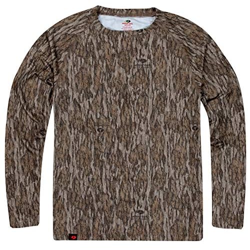 Mossy Oak Camo Hunting Shirts for Men Long Sleeve